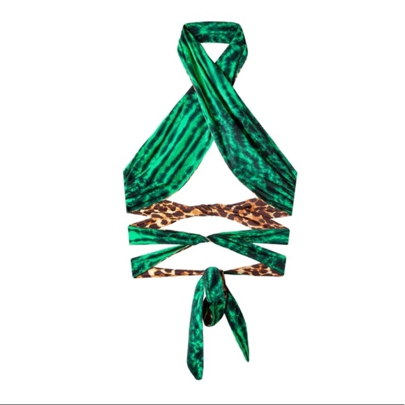 Tropic of C bianca top in mama africa/mystic green | curve bottom in mama africa - Picture 3 of 14